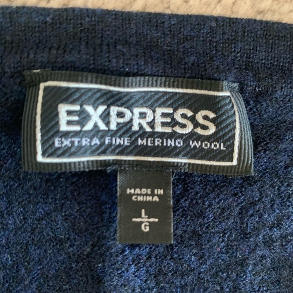 Express Men wool knit sweater - Picture 2 of 2